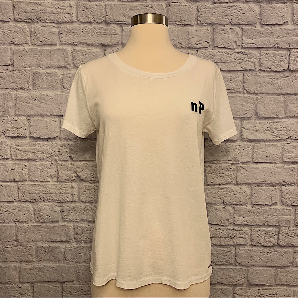 NWOT n:Philanthropy Jigsaw Embroidered Logo Tee